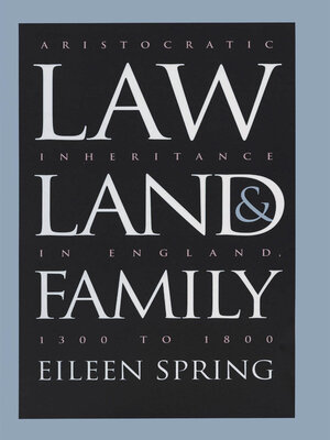 cover image of Law, Land, and Family